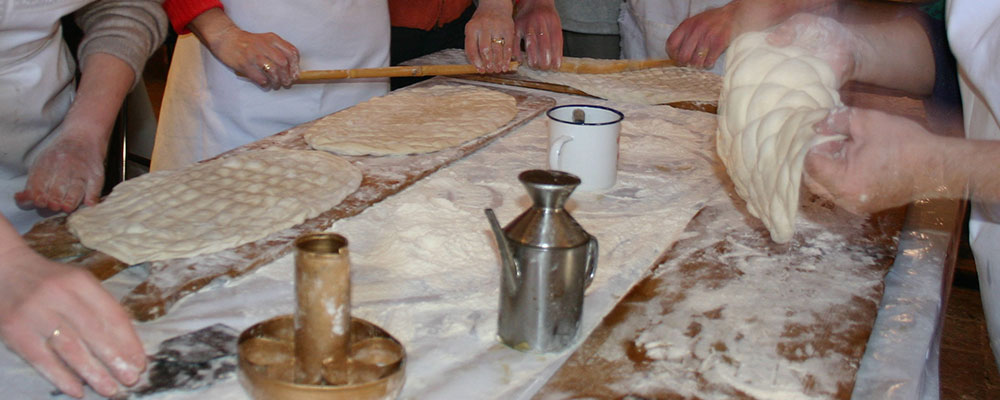 Elaboración de pan tradicional