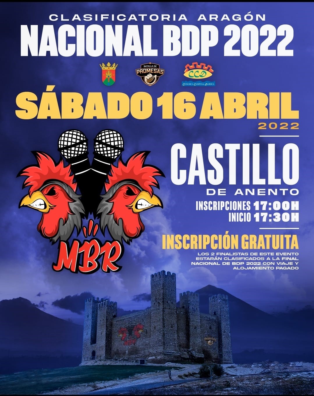 I Festiavl de Rap Anento 16 de abril 2022